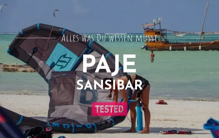 Paje Kitereisen Check - Kitesurfen in Tansania