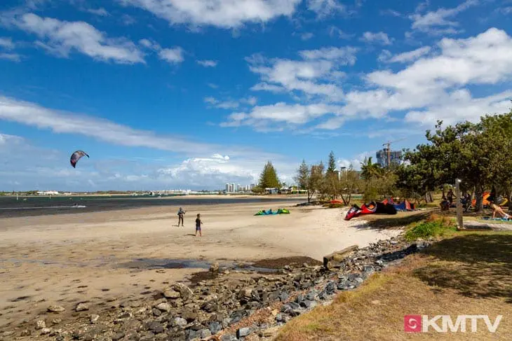 Kitespot Loders Creek - Surfers Paradise Kitereisen & Kitesurfen