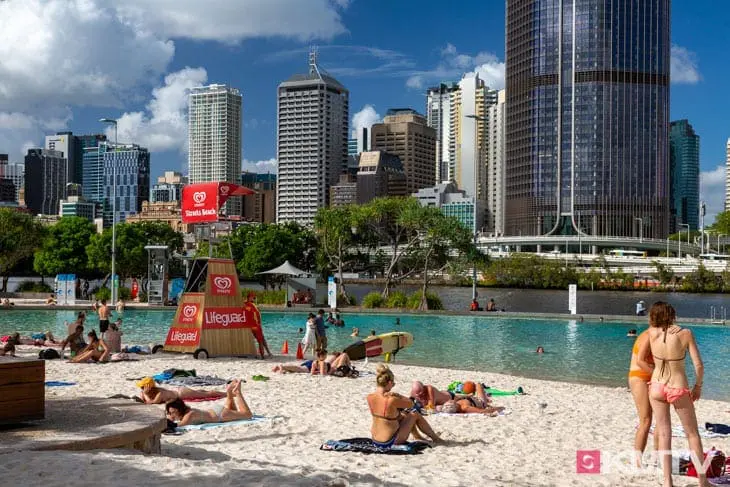 Southbank - Brisbane Kitereisen & Kitesurfen