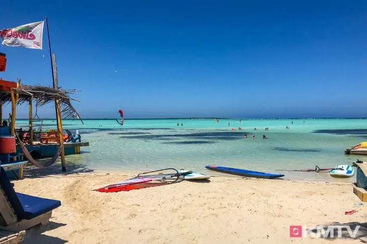 Windsurfer Lagune Sorobon - Bonaire Kitereisen & Kitesurfen