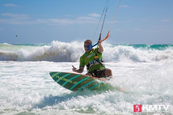 Maik am Ponta Sino- Kitereisen und Kitesurfen Sal Kapverden