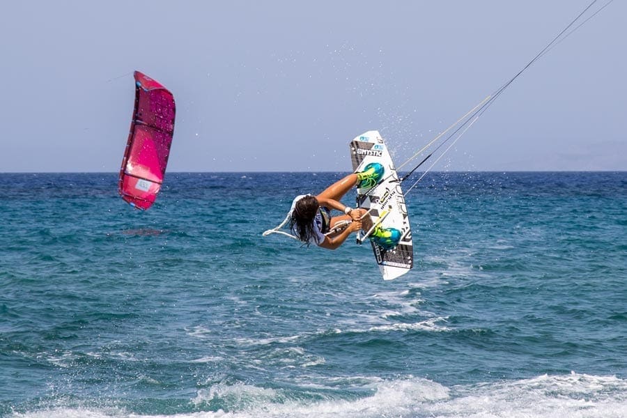 Kitesurfen August auf Rhodos