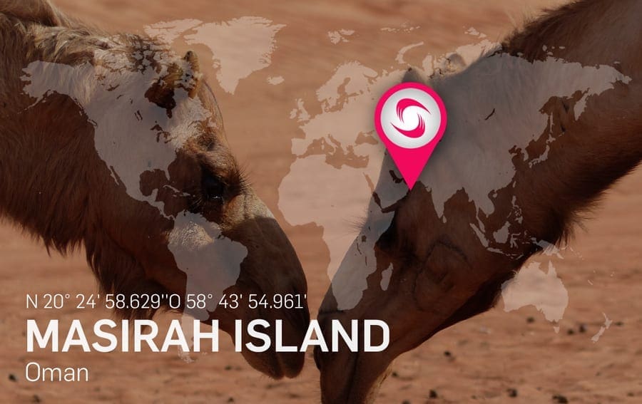 Masirah Island Kitespot Area - Kitesurfen und Kitereisen